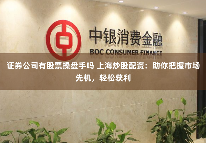 证券公司有股票操盘手吗 上海炒股配资：助你把握市场先机，轻松获利