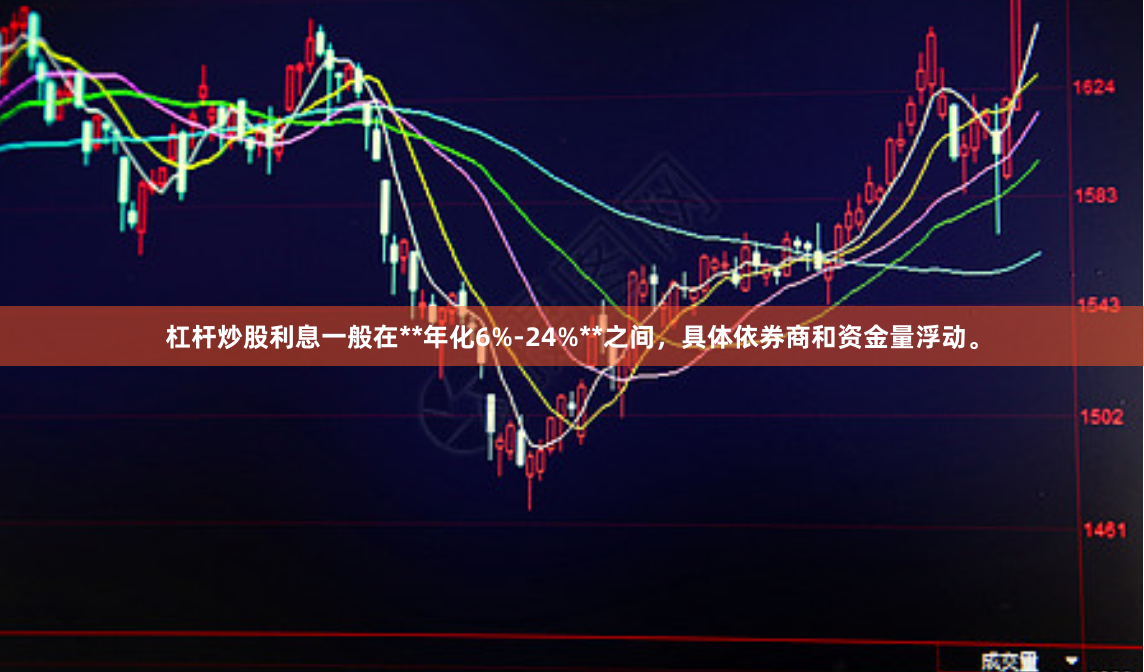 杠杆炒股利息一般在**年化6%-24%**之间，具体依券商和资金量浮动。